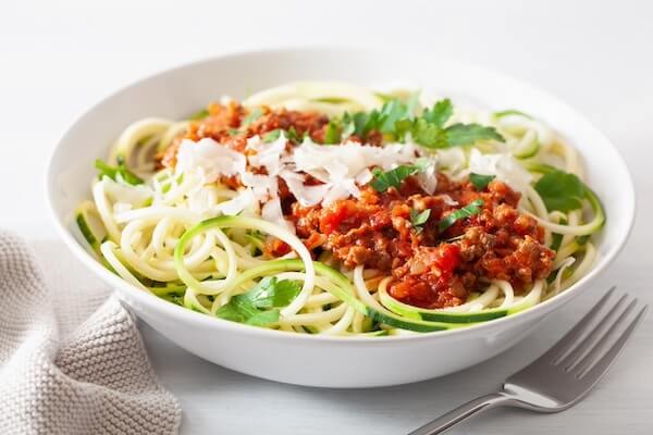Courgette Bolognaise
