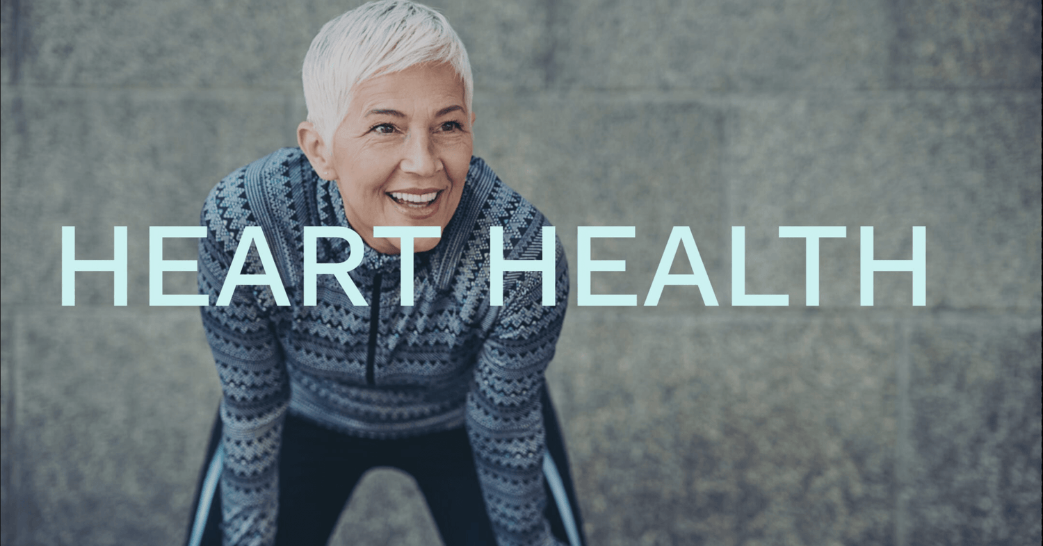 Middle aged woman exercising