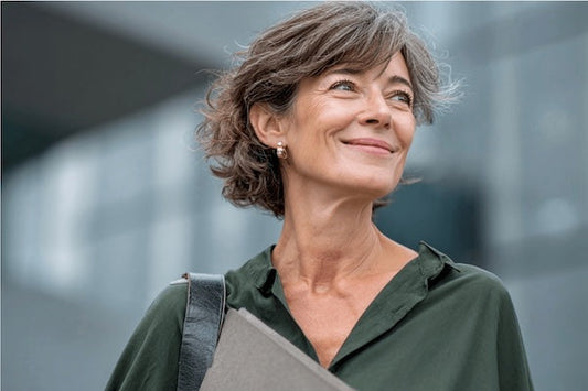 Post menopause professional woman