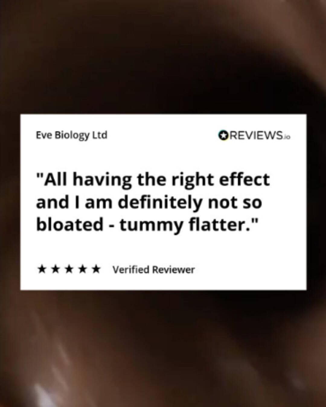 customer review-flatter tummy less bloated